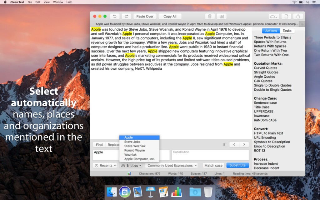 text tool for mac